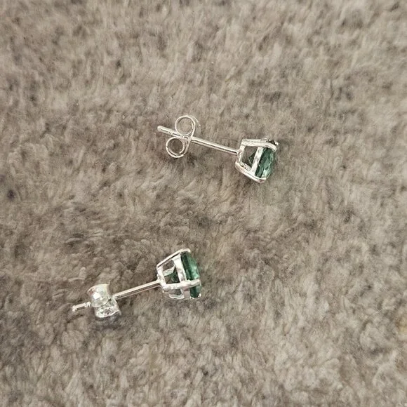 Aquamarine earrings - Picture 3 of 3
